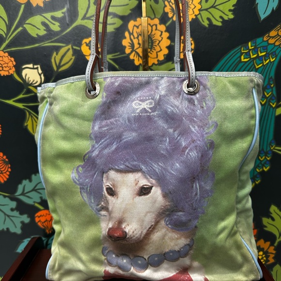 Anya Hindmarch Dog Portrait Canvas Tote Bag – Made in Italy - Picture 8 of 13